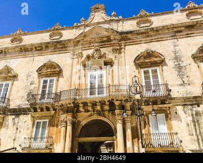 Schöne touristische Foto der Stadt Messina in Sizilien, Italien Stockfoto