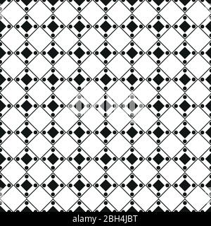 Abstraktes Vektor-gepunktetes nahtloses Muster. Monochromer Hintergrund. Grußkarte. Geschenkpapier. Vektorgrafik für Ihr Design. Hintergrund für Kinder. B Stock Vektor