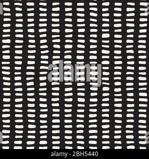 Vektor nahtlose geometrische Muster. Hand abstrakt Hintergrund gezeichnet. Doodle zeilen Textur. Stock Vektor
