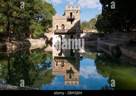 In Gondar, Äthiopien, Afrika. Stockfoto
