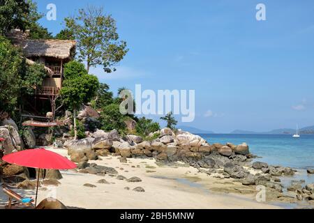 Happy Mojito Bar und Cafe am Sunset Beach Koh Lipe Thailand Stockfoto