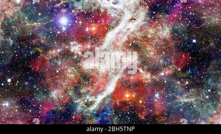 Tiefe Raumkunst Nebeln, Galaxien und Sterne in schöner Zusammensetzung. Beeindruckend für Hintergrundbilder und Druck. Elemente dieses Bildes, das von der NASA eingerichtet wurde Stockfoto