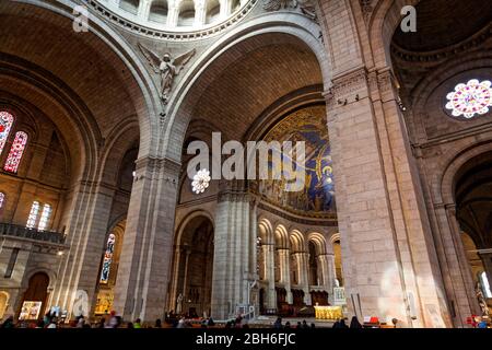 Bassilica du Sacre-Coeur, Montmartre, Paris, Frankreich Stockfoto