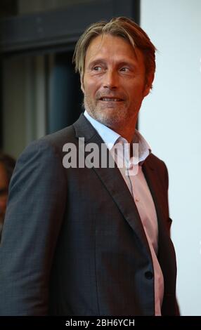 VENEDIG, ITALIEN - SEPTEMBER 03: Mads Mikkelsen nimmt am 3. September 2018 am Tor der Ewigkeit an der Fotoschau während des 75. Filmfestivals in Venedig Teil Stockfoto