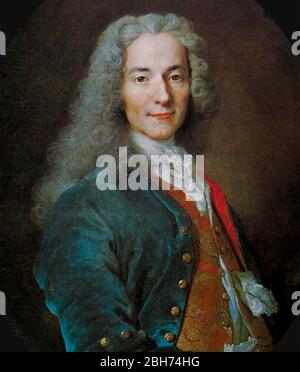 VOLTAIRE (1694-1778) französischer Schriftsteller, Historiker, Pamphleteer, Philosoph. Stockfoto