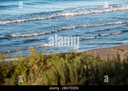 Platja Llarga de Salou, Cap de Salou-El Roquer, Salou, Tarragonès, Tarragona, Katalonien Stockfoto