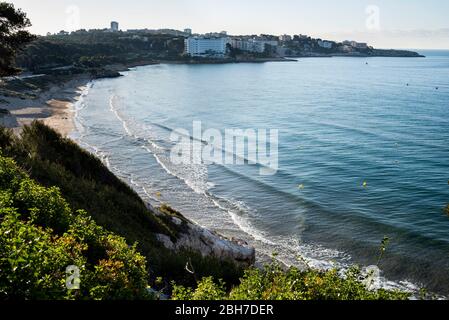 Platja Llarga de Salou, Cap de Salou-El Roquer, Salou, Tarragonès, Tarragona, Katalonien Stockfoto