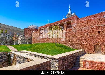 Blick auf die berühmte Rabat oder Rabati Festung in Akhaltsiche, Georgia Stockfoto