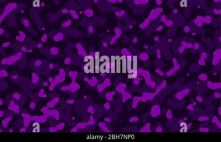 Mehrschichtige, violette, abstrakte Formen von hell bis dunkel vor dunklem Hintergrund. Vector hat einen Tarneffekt. Ideal für Kulissen oder Banner. Stock Vektor