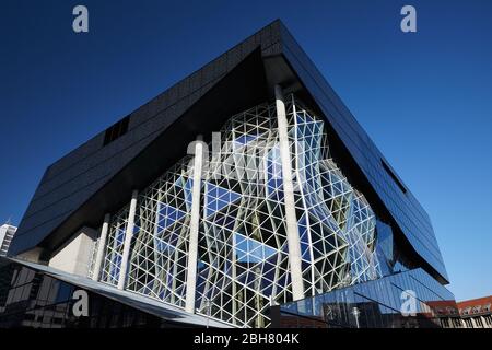 23.03.2020, Berlin, Berlin - Neubau des Springer-Verlags in Berlin-Mitte. Erbaut vom Architekten Rem Koolhaas und im Besitz von Stockfoto