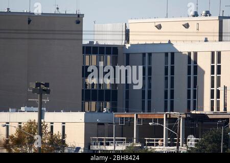 Fort Hood Texas USA, 5. November 2009: USA Das medizinische Zentrum der Armee, in dem der Angeklagte Schütze Nidal Malik Hasan 13 Menschen tötete und Dutzende andere Menschen in einer Klinik im Krankenhaus verletzte. ©Bob Daemmrich Stockfoto