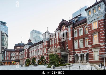 Japan, Honshu, Tokyo, Marunouchi Bezirk, Tokyo Station Stockfoto