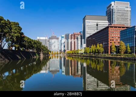 Japan, Honshu, Tokyo, Marunouchi Bezirk Skyline Stockfoto