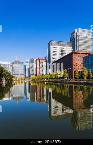 Japan, Honshu, Tokyo, Marunouchi Bezirk Skyline Stockfoto