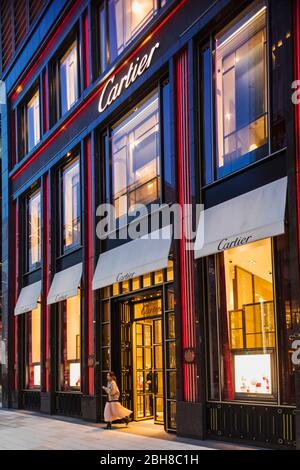 Japan, Honshu, Tokio, Ginza, Cartier Store Stockfoto