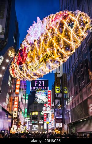 Japan, Honshu, Tokio, Shibuya, Einkaufsstraße Centre Gai Stockfoto