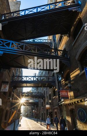 England, London, Southwark, Butlers Wharf, Shad Thames Stockfoto