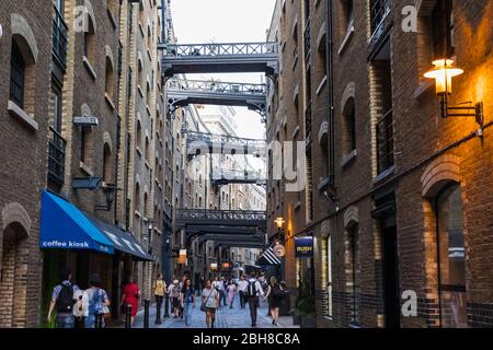 England, London, Southwark, Butlers Wharf, Shad Thames Stockfoto