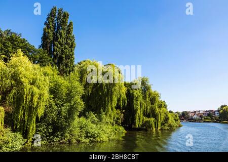 England, London, Themse in der Nähe von Kingston-upon-Thames Stockfoto