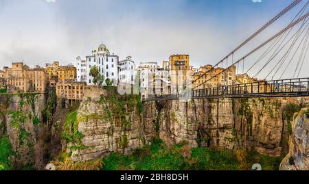 Argelia, Constantine City, Mellah Slimane Bridge Stockfoto