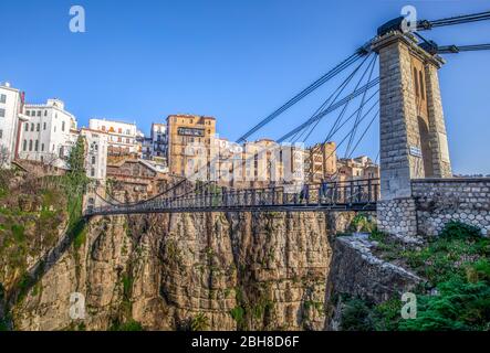 Argelia, Constantine City, Mellah Slimane Brig Stockfoto