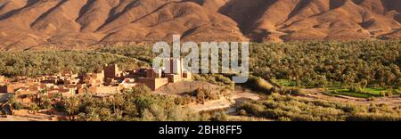 AIT Hamou ou Said Kasbah, Draa Tal, Atlas Gebirge, Südmarokko, Marokko, Al-Magreb, Afrika, Stockfoto