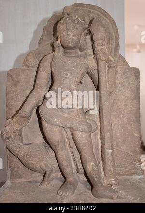 Gwalior, Madhya Pradesh/Indien - 15. März 2020 : Unbekannte Skulptur Stockfoto