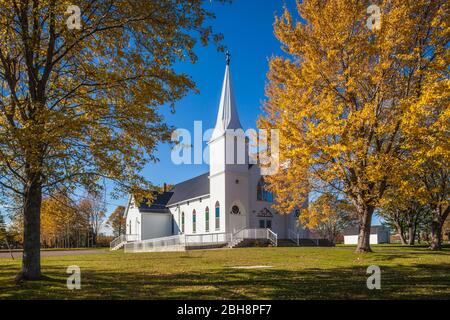 Kanada, New Brunswick, Northumberland Strait, Shemogue, Eglise St-Timothee Kirche Stockfoto