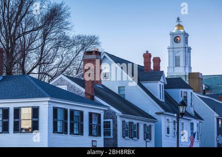 USA, New England, Massachusetts, Plymouth, Plymouth kulturellen Viertel, Gebäude Stockfoto