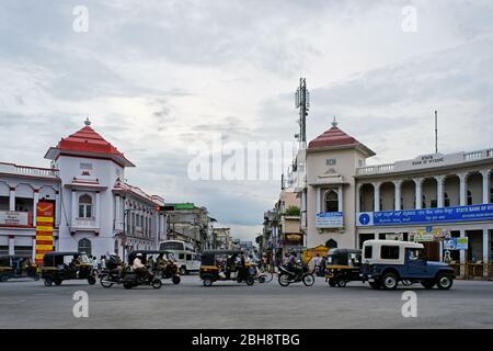 29 Okt 2009 Heritage-Architecture-Lushkar circal oder Mysore Bank Kreis!Mysore Karnataka INDIEN Stockfoto