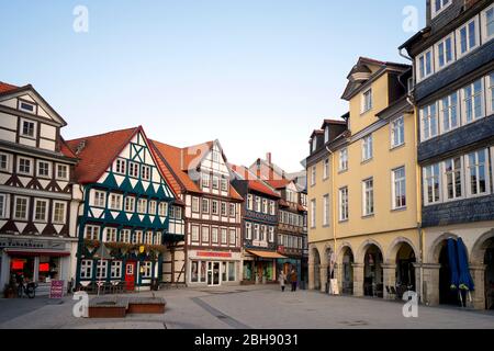 Deutschland, Niedersachsen, Wolfenbüttel, Altstadt, Krambuden, Fachwerkhäuser Stockfoto