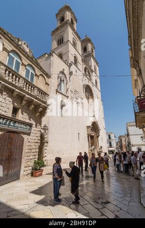 Italien, Mezzogiorno, Apulien / Apulien, Murge, Altamura Kathedrale Santa Maria Assunta Stockfoto