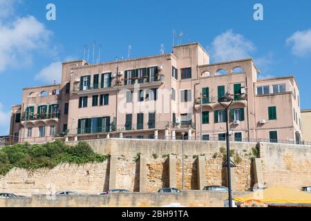 Italien, Mezzogiorno, Apulien / Apulien, Halbinsel Salento, Hafenstadt Brindisi Stockfoto