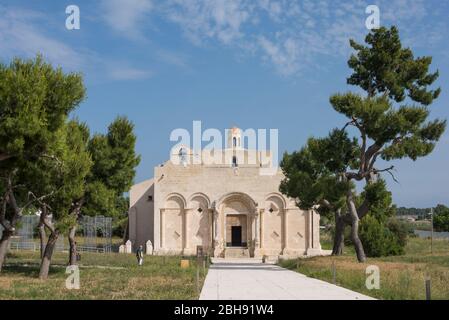 Italien, Mezzogiorno, Apulien / Apulien, Provinz Foggia, Manfredonia, Santa Maria Maggiore di Siponto Stockfoto