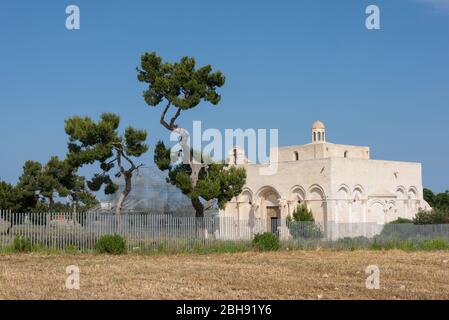 Italien, Mezzogiorno, Apulien / Apulien, Provinz Foggia, Manfredonia, Santa Maria Maggiore di Siponto Stockfoto