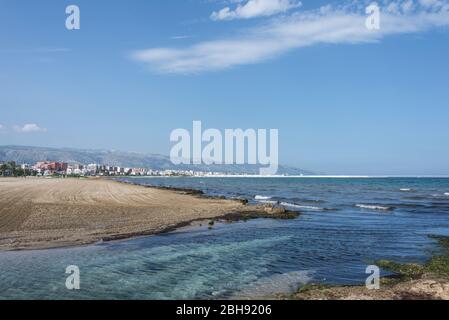 Italien, Mezzogiorno, Apulien / Apulien, Provinz Foggia, Manfredonia, Lido di Siponto Stockfoto