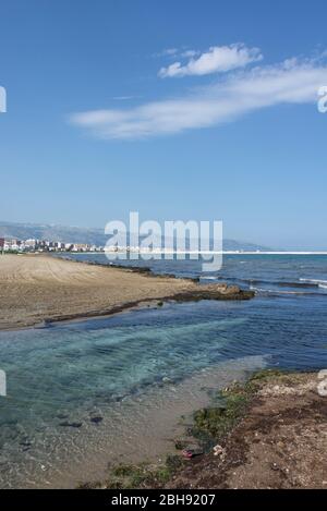 Italien, Mezzogiorno, Apulien / Apulien, Provinz Foggia, Manfredonia, Lido di Siponto Stockfoto