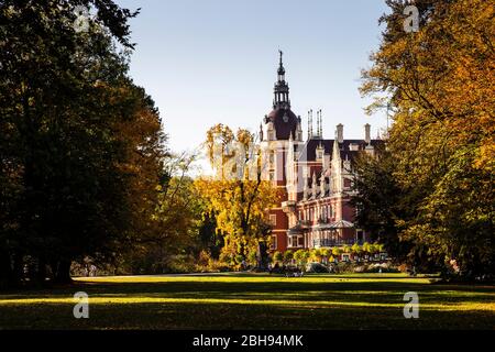 Europa, Deutschland, Muskau Park / Park Muzakowski / Muskauer Park - Schloss - Schloss Muskau Stockfoto