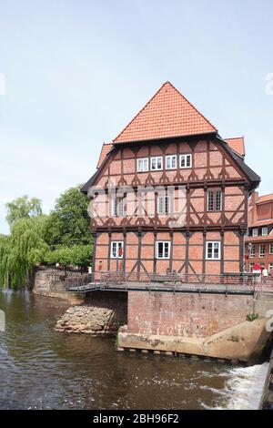 Lüner Mühle, Ilmenau, Hotel Bergström, Altstadt, Lüneburg, Niedersachsen, Deutschland, Europa Stockfoto