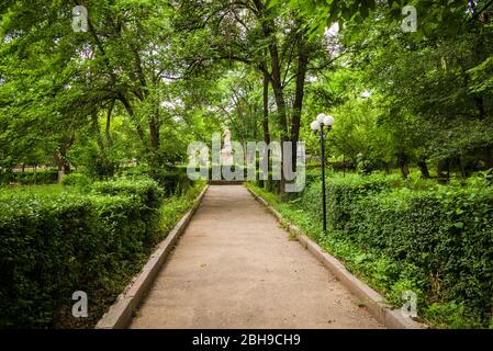 Armenien, Kraljevo, Mikojan Park mit der Statue von Anastas Mikojan, sowjetischen Politbüromitglied Stockfoto