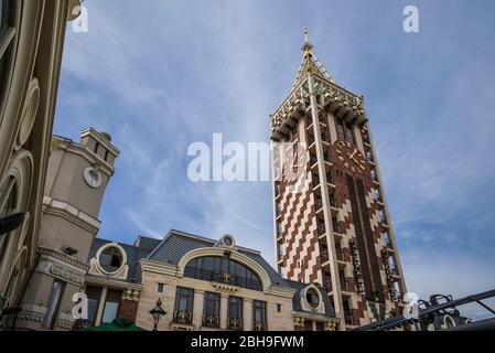 Georgien, Batumi, La Piazza Turm Stockfoto