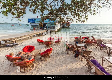 Kambodscha, Sihanoukville, Serendipity Beach, keine Veröffentlichungen Stockfoto