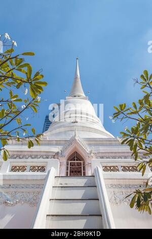 Thailand, Bangkok, Siam Square Area, Wat Pathum Wanaram Stockfoto