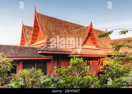 Thailand, Bangkok, Siam Square, Jim Thompson Haus, Außenansicht Stockfoto