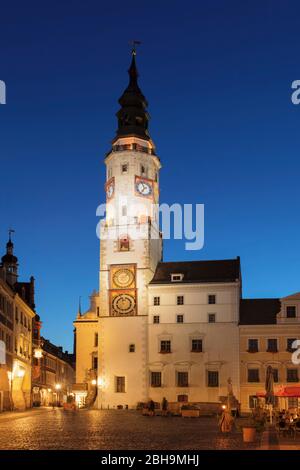 Altes Rathaus am Untermarkt, Görlitz, Sachsen, Deutschland Stockfoto