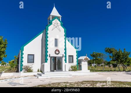 Kirche des Heiligen Kreuzes, Cockburn Town Katholische Kirche, Grand Turk Island, Turks-und Caicos-Inseln, Mittelamerika Stockfoto