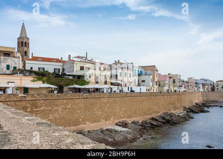 Italien Mittelmeer Insel Sardinien Sardegna Alghero Altstadt Stockfoto