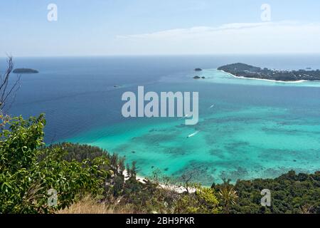 Malerische Aussicht Vom Ko Adang Ko Tarutao National Marine Park, Provinz Satun, Thailand, Asien Stockfoto