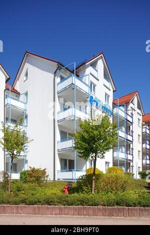 Appartementhaus Strandruh, Binz auf Rügen, Insel Rügen, Mecklenburg-Vorpommern, Deutschland, Europa Stockfoto