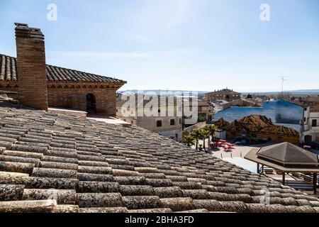 Europa, Spanien, Navarra, Arguedas Stockfoto